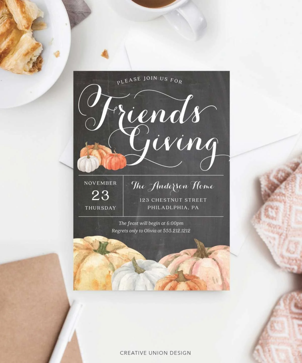 Friendsgiving Invitation