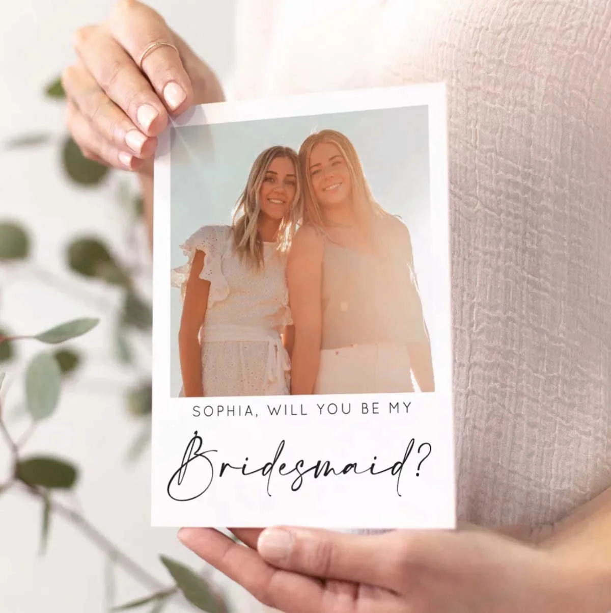 Bridesmaid Proposal Card