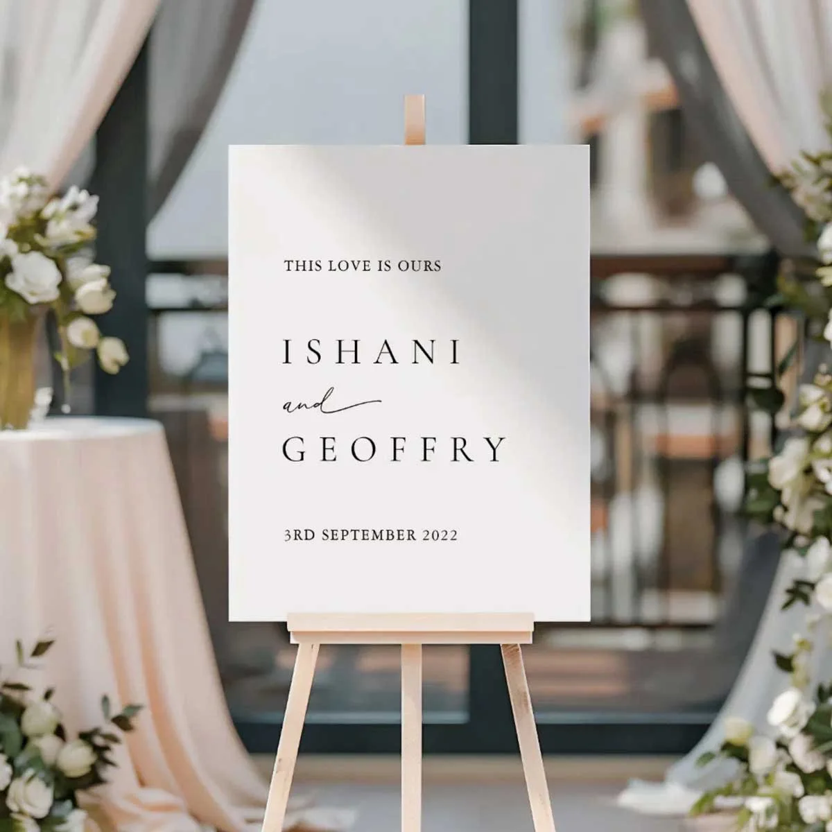 Wedding Welcome Sign