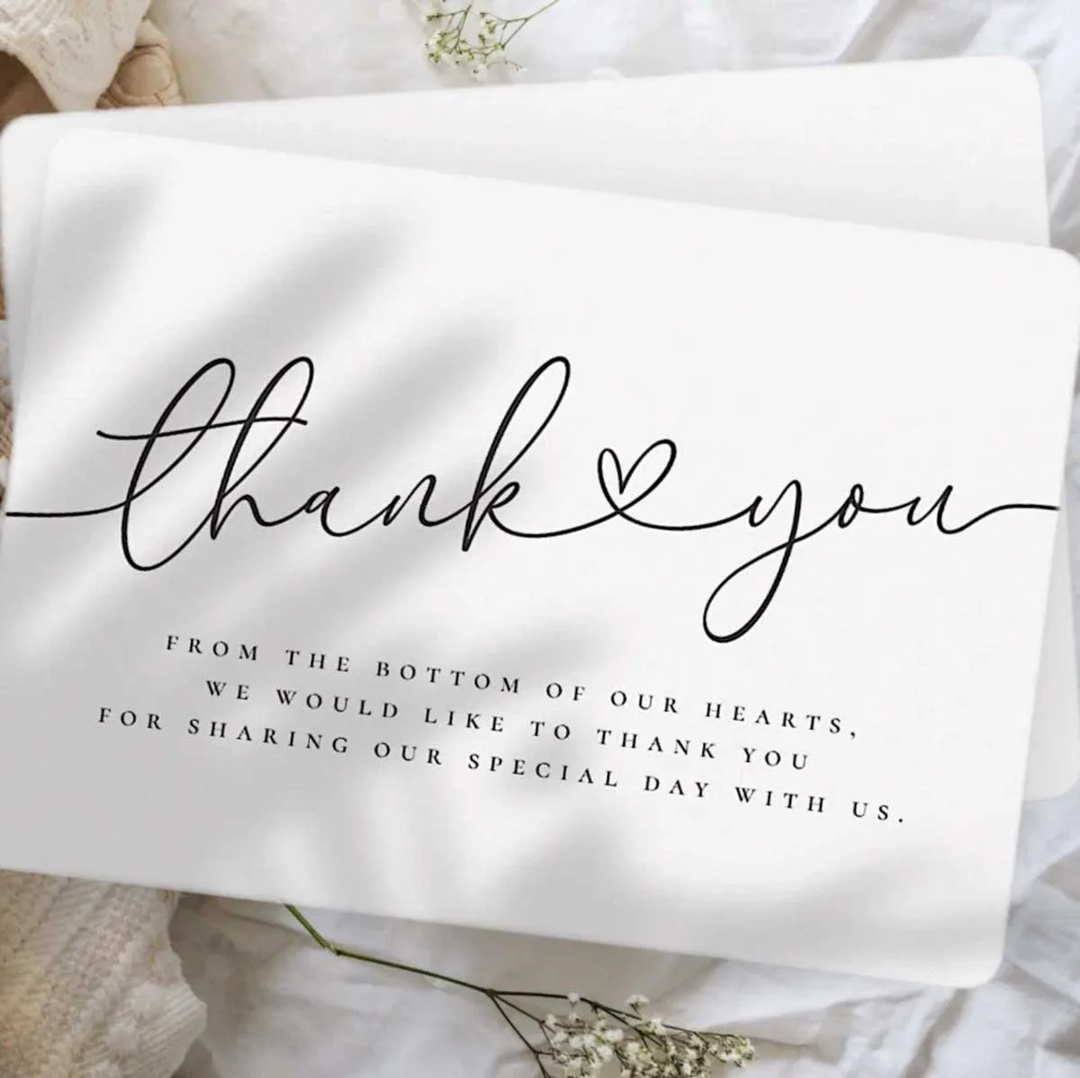 wedding thank you cards