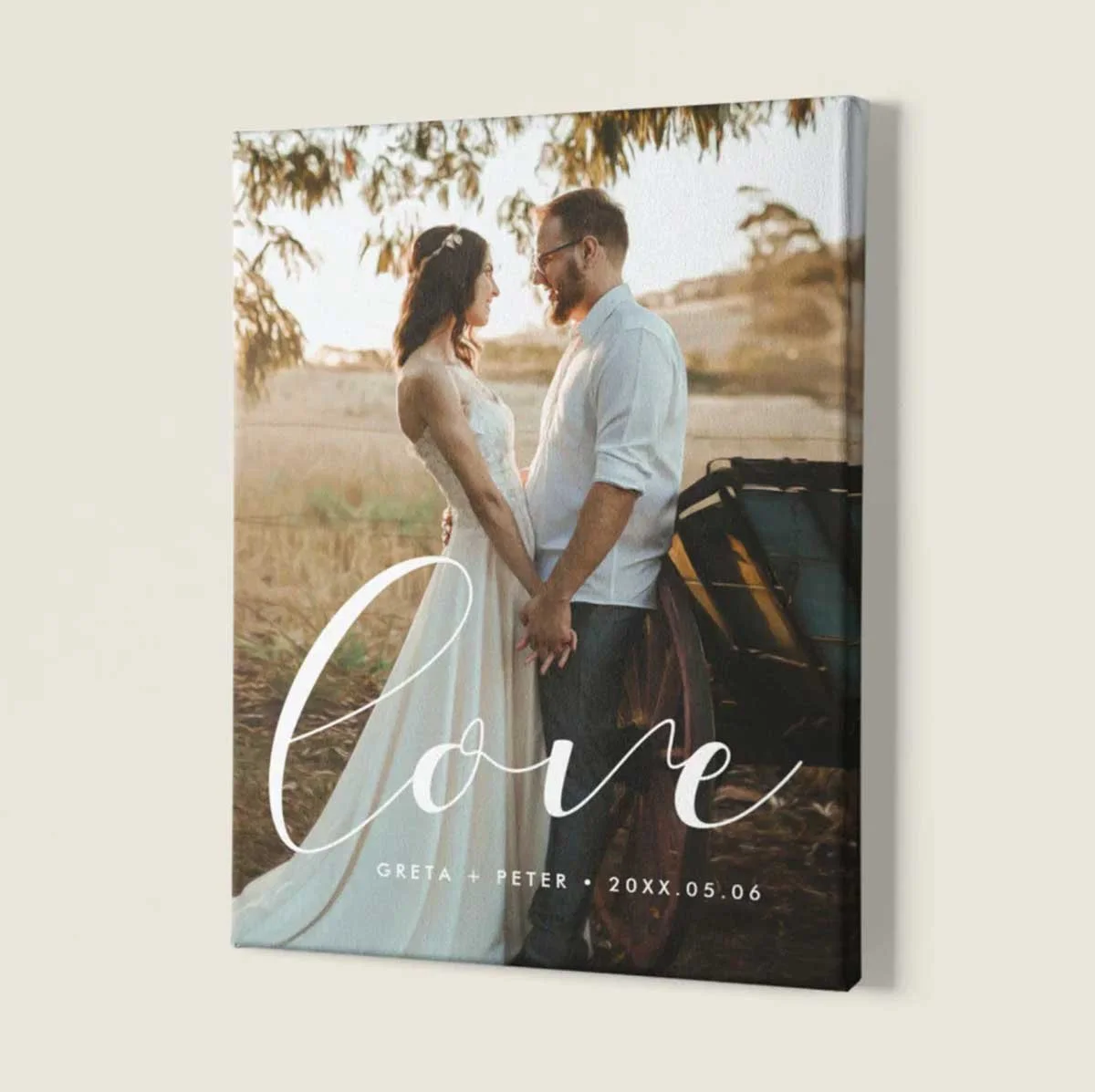 Wedding Photo Canvas
