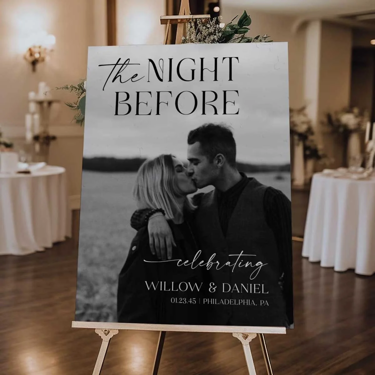 Foam Board Rehearsal Sign