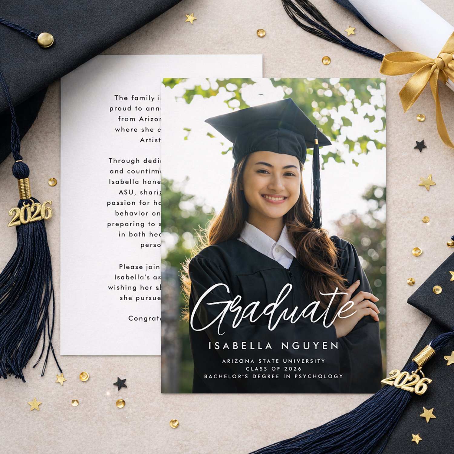 Graduation Announcement Card