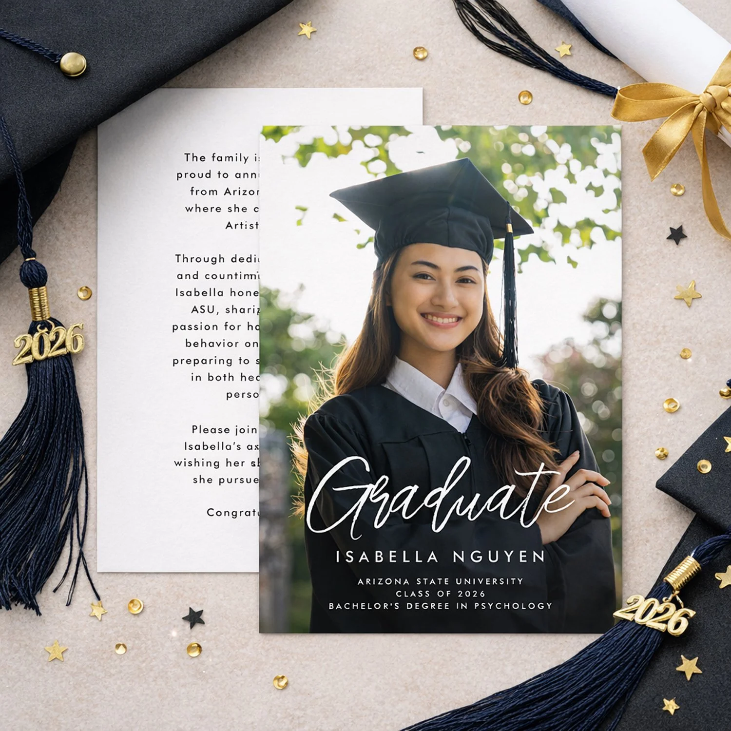 Graduation Announcement Cards, Party Signs &amp; Stylish Décor Ideas for the Class of 2026
