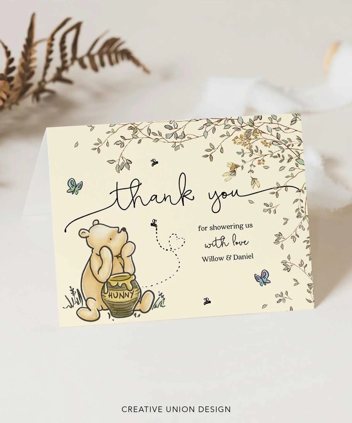 Winnie the Pooh thank you cards