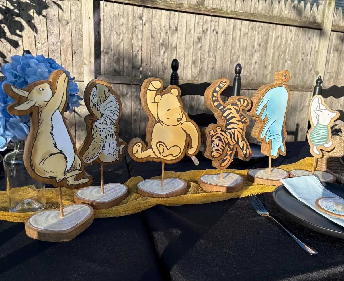 Winnie the Pooh Baby Shower Centerpieces