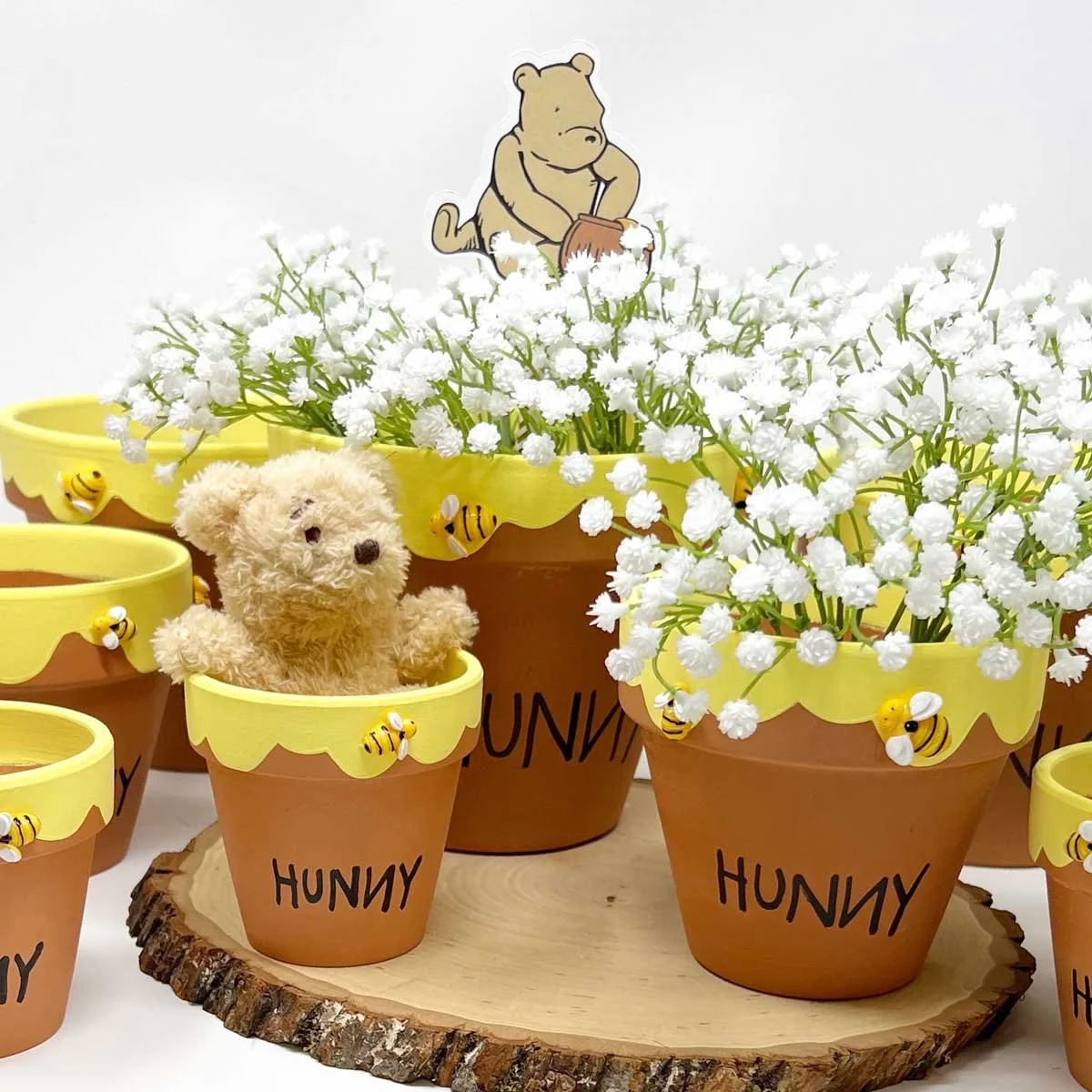 Winnie the Pooh Terra Cotta Hunny Pots