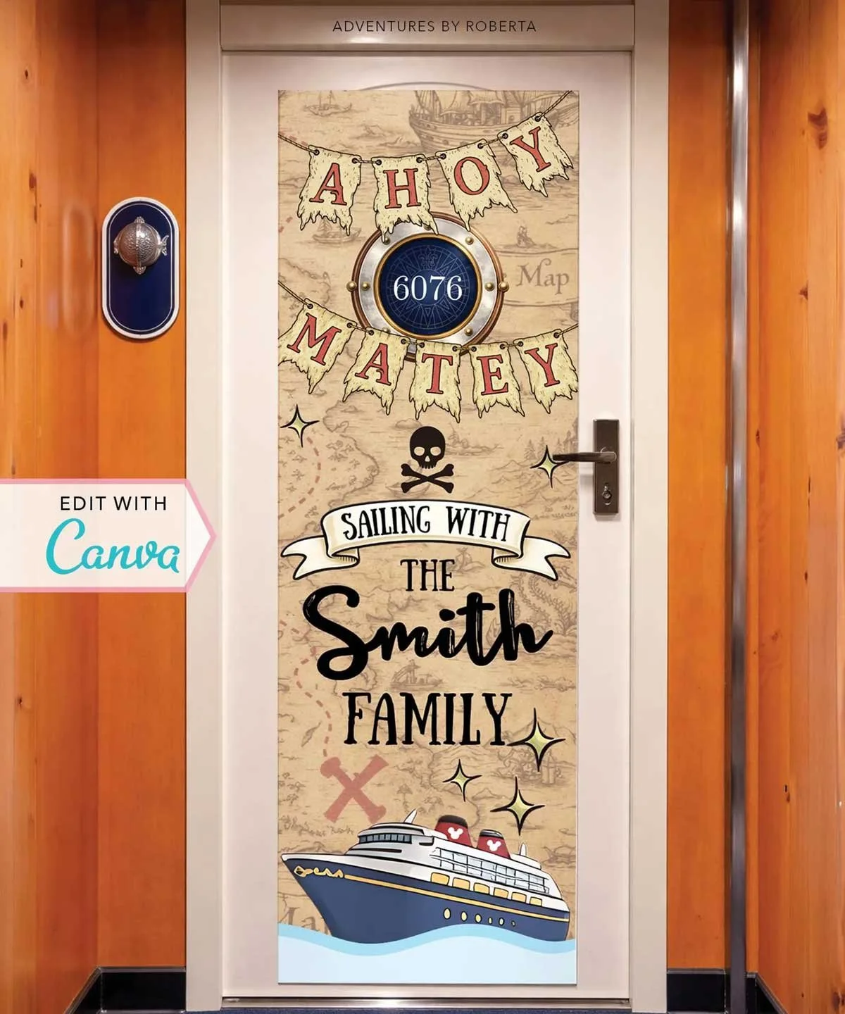 Disney Pirate Party Door Decor