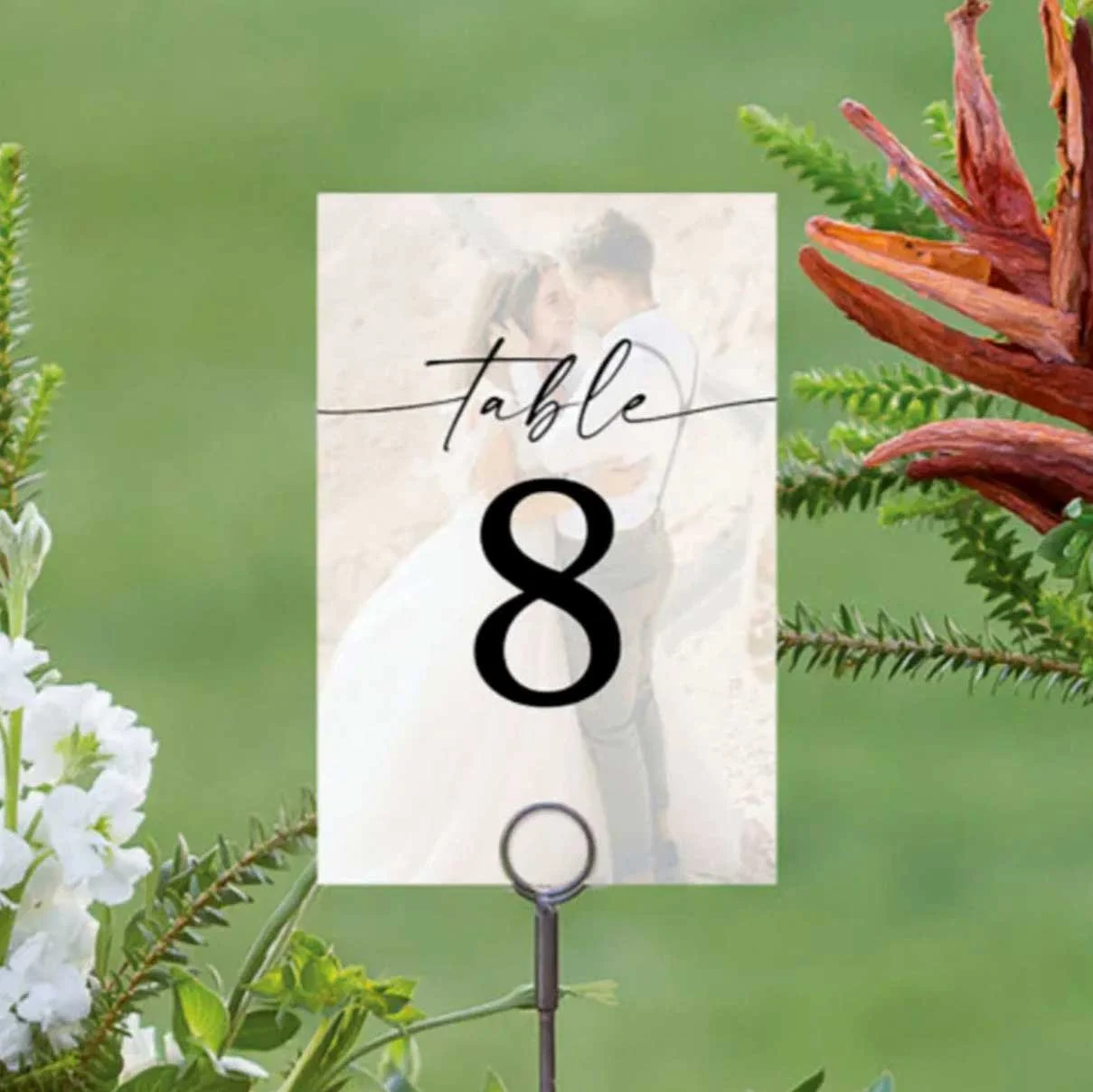 Photo table numbers