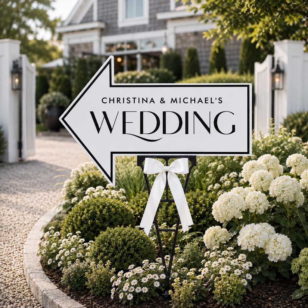Wedding Arrow Signs