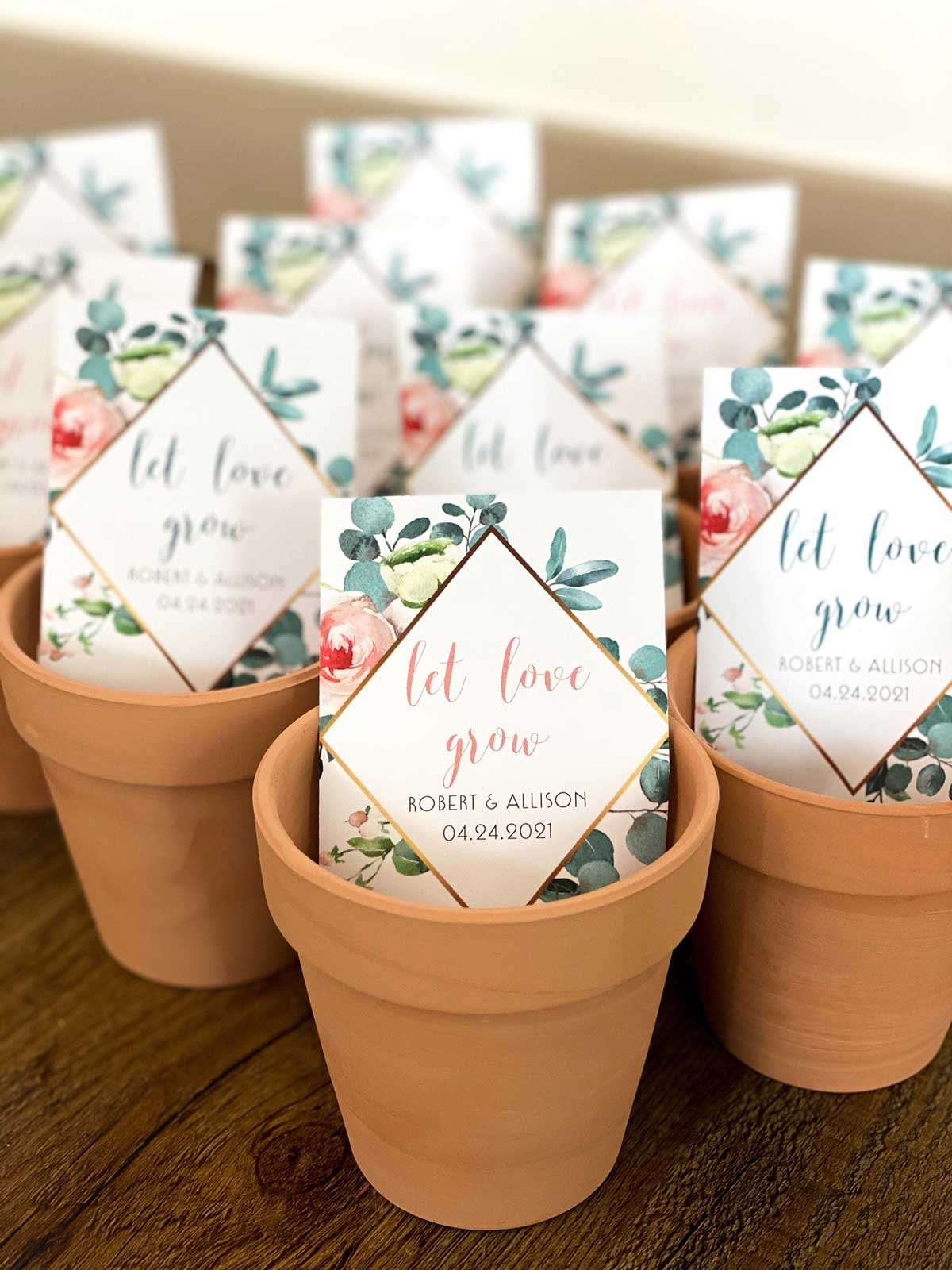 Baby Shower Seed packet favor. Rustic baby shower. Rustic Shower Favor.  Custom seed packets. Personalized shower favor. Baby in Bloom