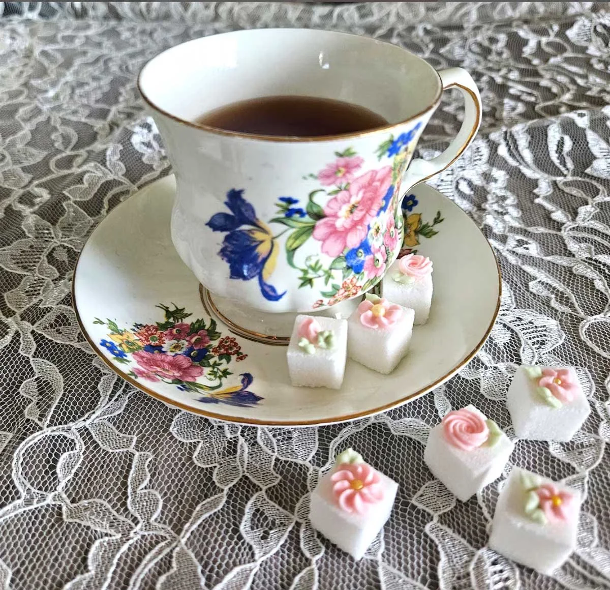 Bridal Tea Party Sugar Cubes