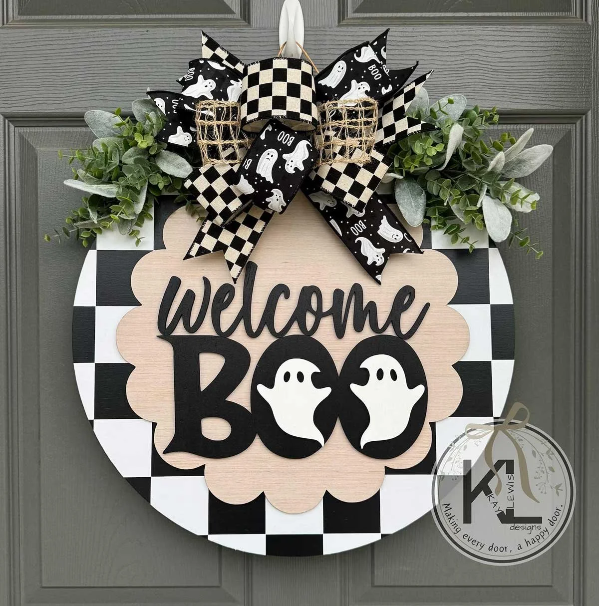 Halloween Front Door Wreath
