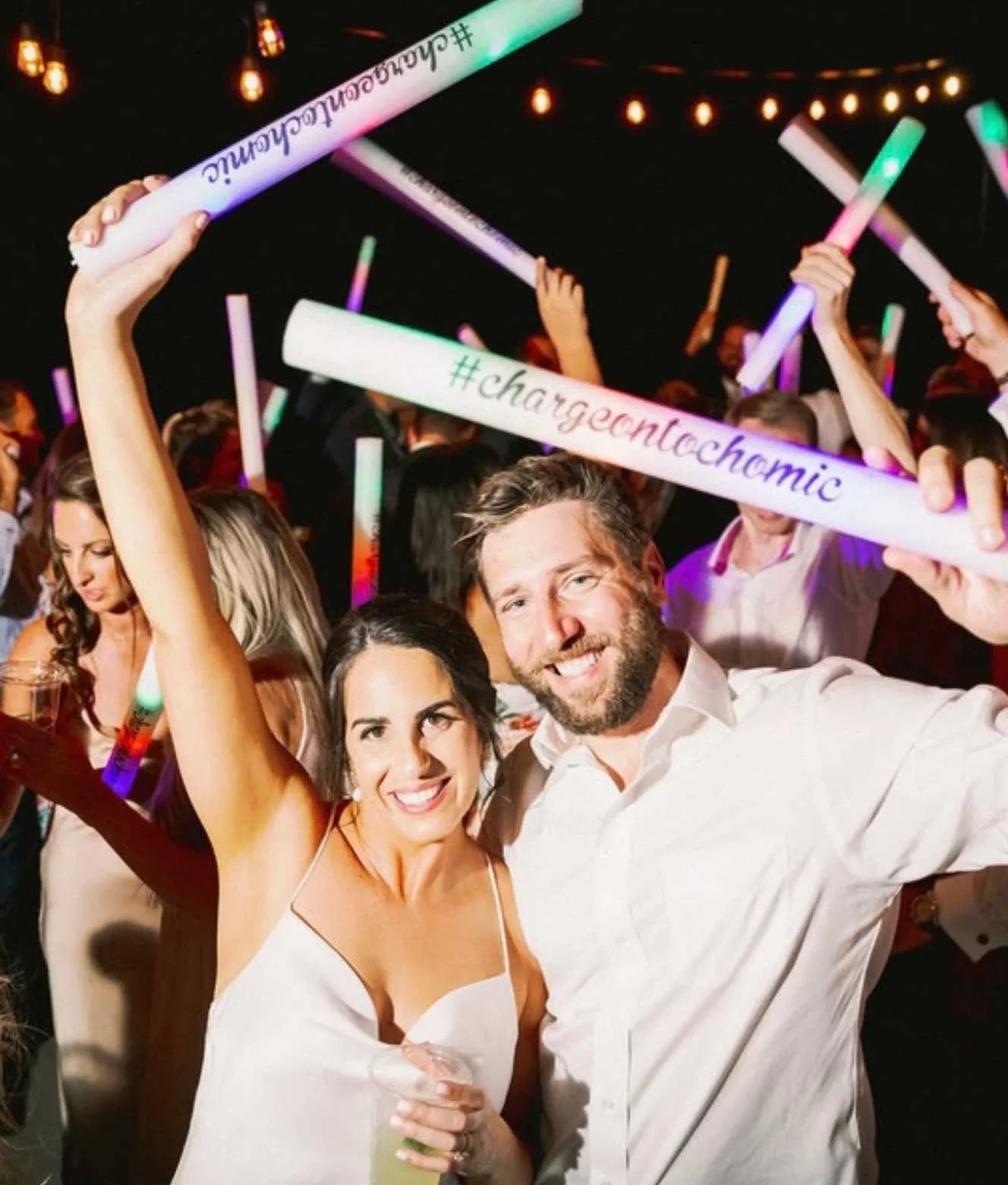 Customizable LED Foam Sticks