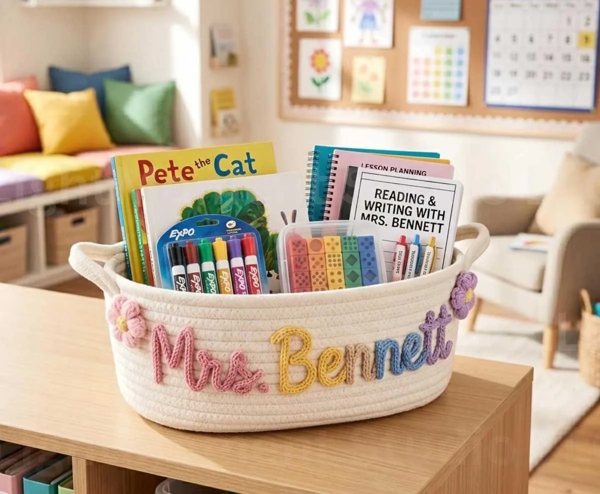 Personalized Teacher Gift Basket