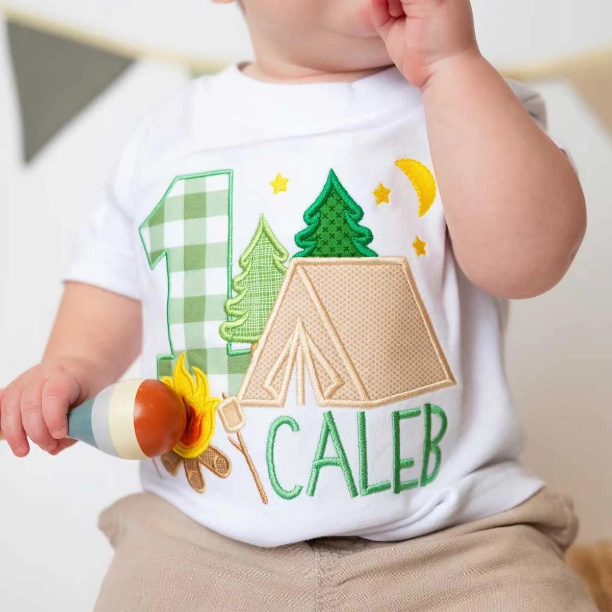 One Happy Camper Birthday Shirt