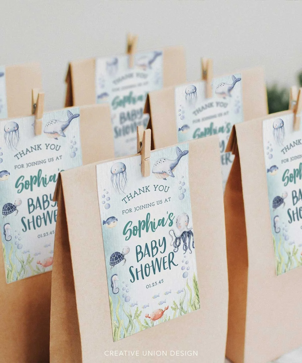 Under The Sea Baby Shower Theme Ideas Ocean Creatures Gender Neutral  Under The Sea Baby Shower Theme Ideas Ocean Creatures Gender Neutral