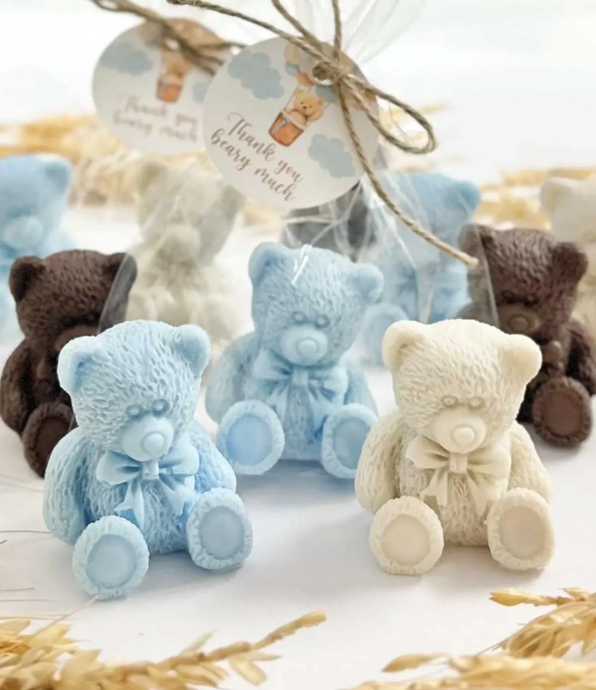 Teddy Bear Baby Shower Soap Favors