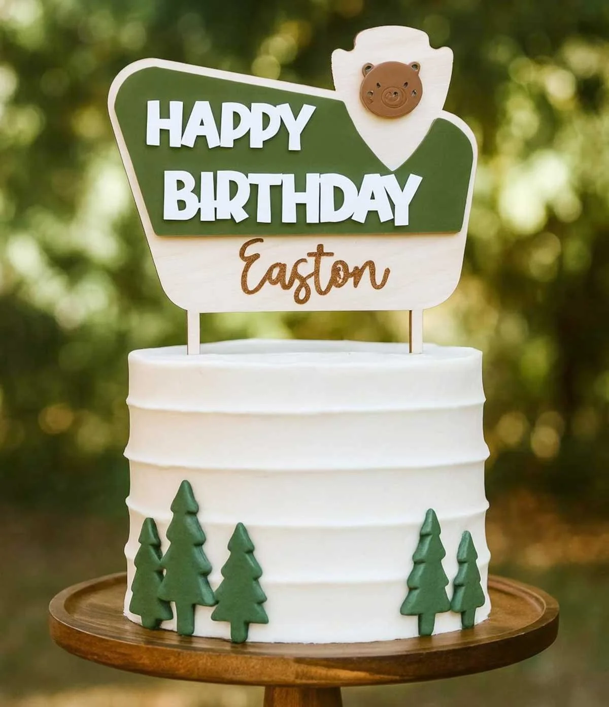 National Park Birthday Acrylic Cake Topper
