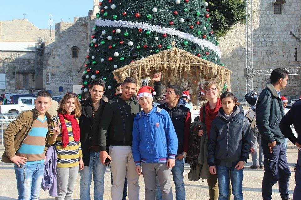 A field trip to Bethlehem before Christmas organized entirely by the students for us teachers