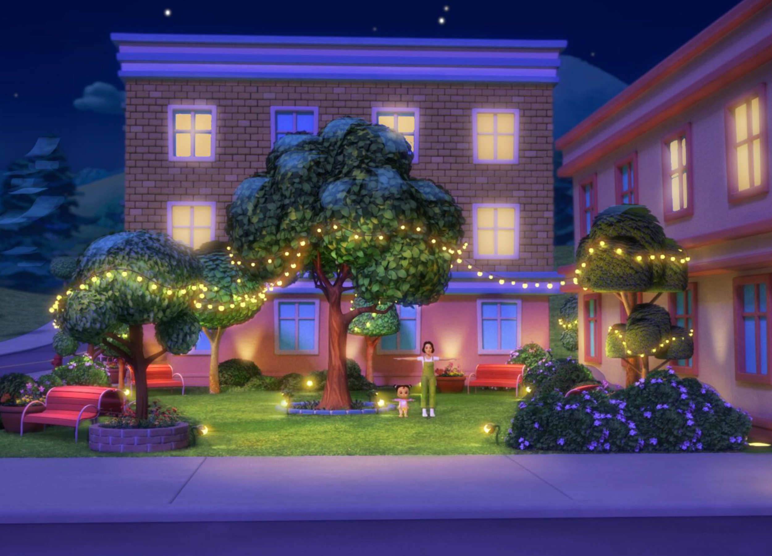 Lighting Key for "Twinkle Twinkle Little Star Grocery Store!"