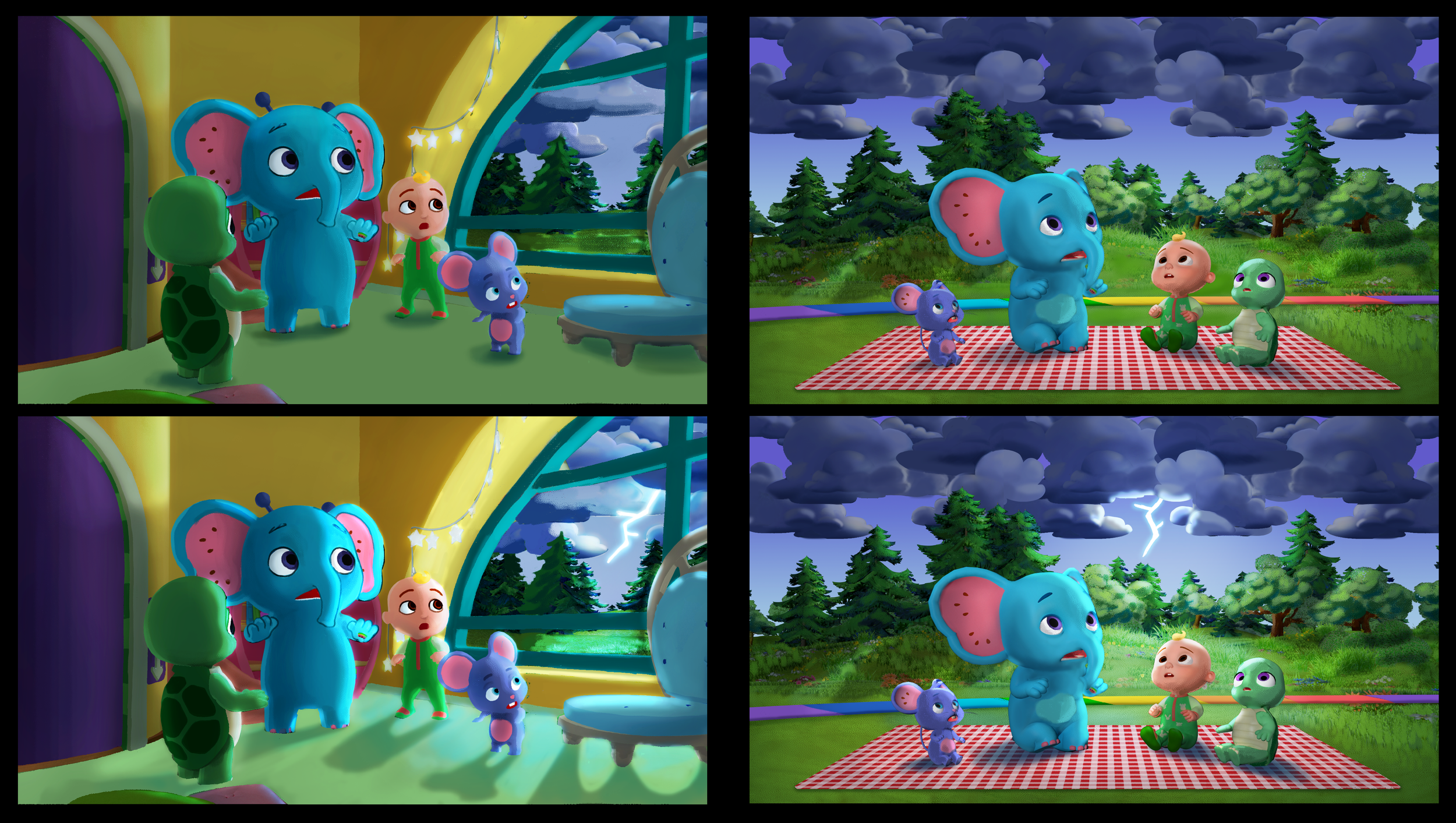 "I Hear Thunder!" Episode Lighting Keys