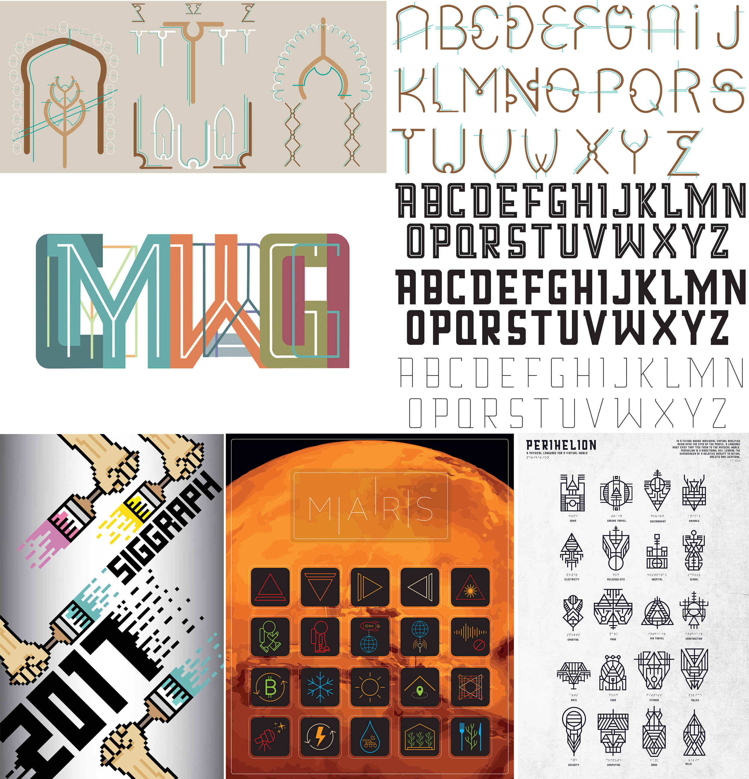 Type and Icons as Art 