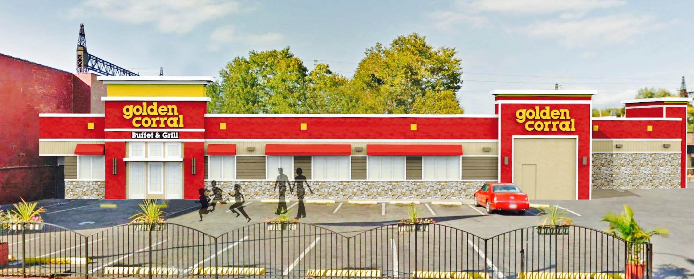 Rendering of Golden Corral Bronx, NY - Spring 2017 