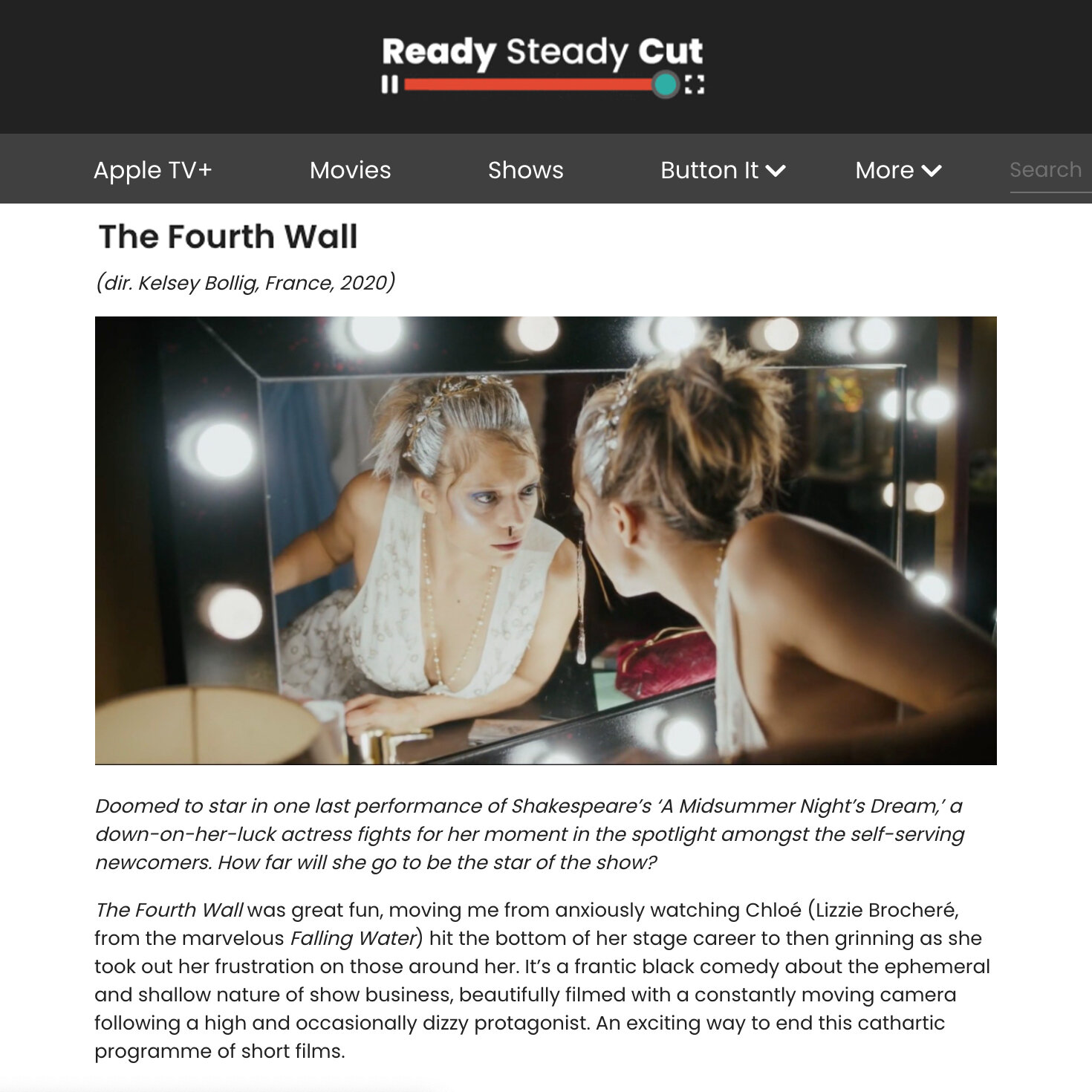 Ready Steady Cut The Fourth Wall Review