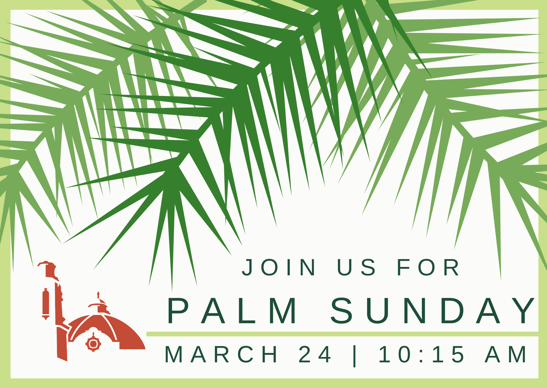 March 24, 2024 - Palm Sunday