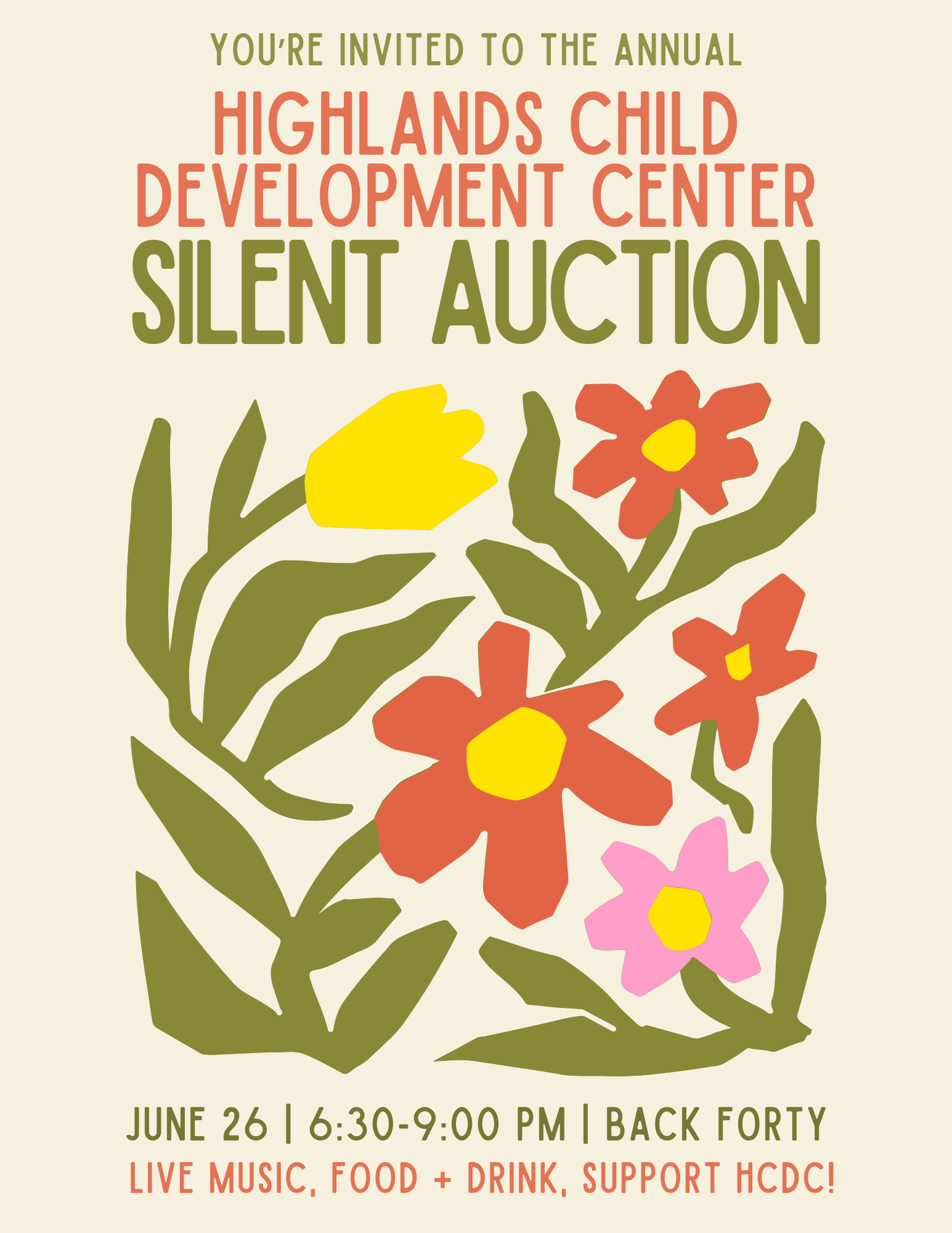 CDC Silent Auction at Back Forty