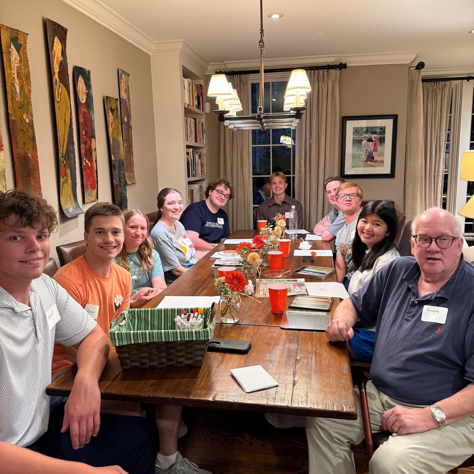 We had a great time together with our college students and young adults last night! Thanks to the Rand family for hosting! As our students embark on another year of growth, discovery, and late-night study session, we're sending them off with our love