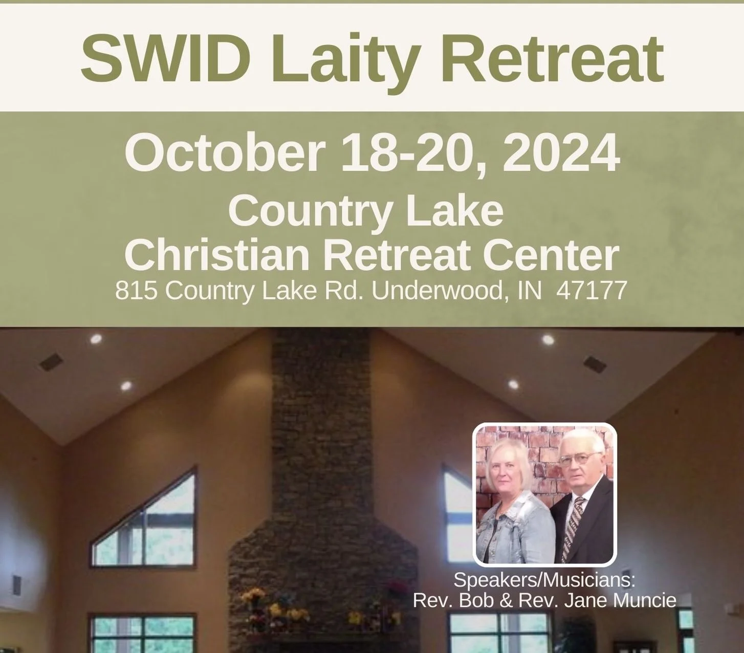 2024 Laity Retreat @ Country Lake Christian Retreat Center