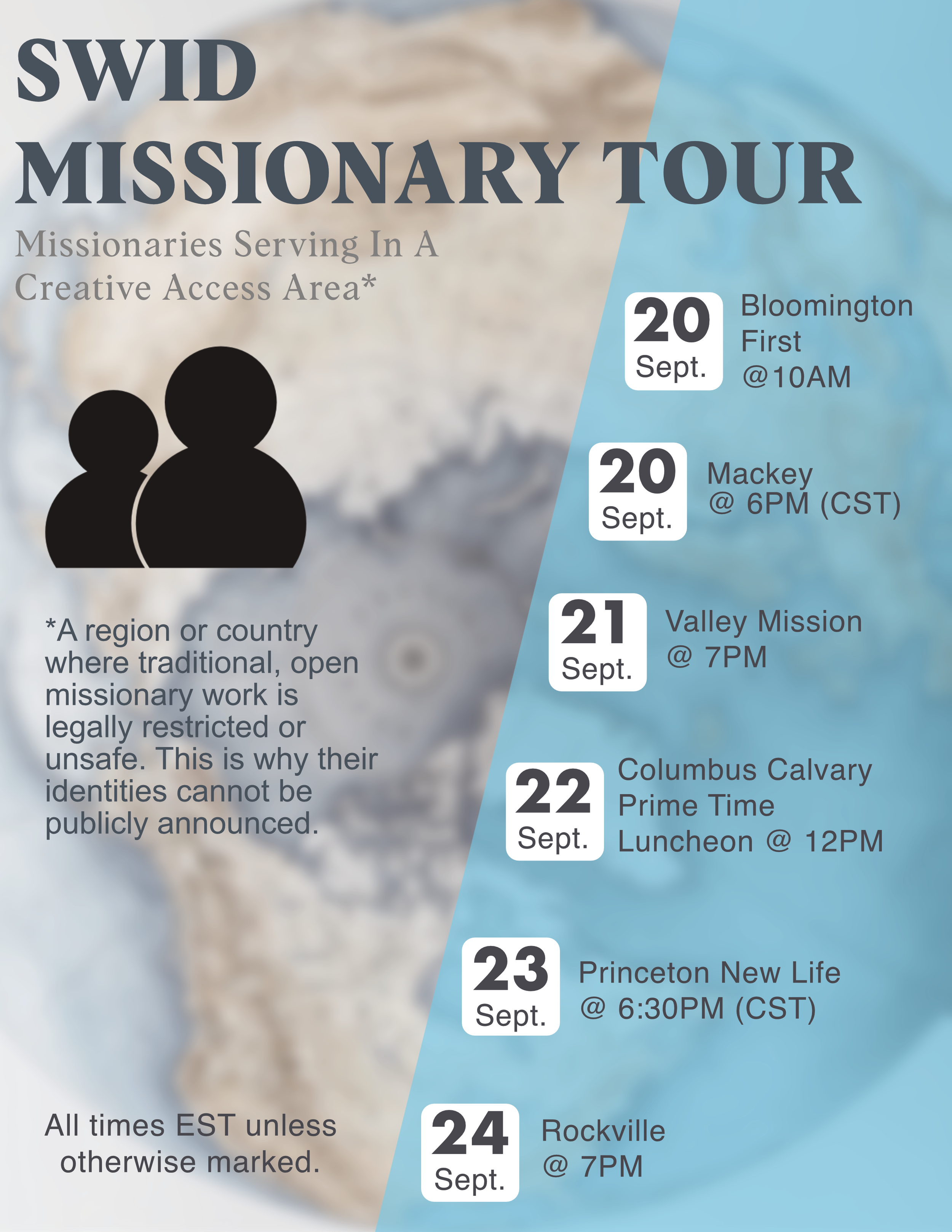 SWID Missionary Tour