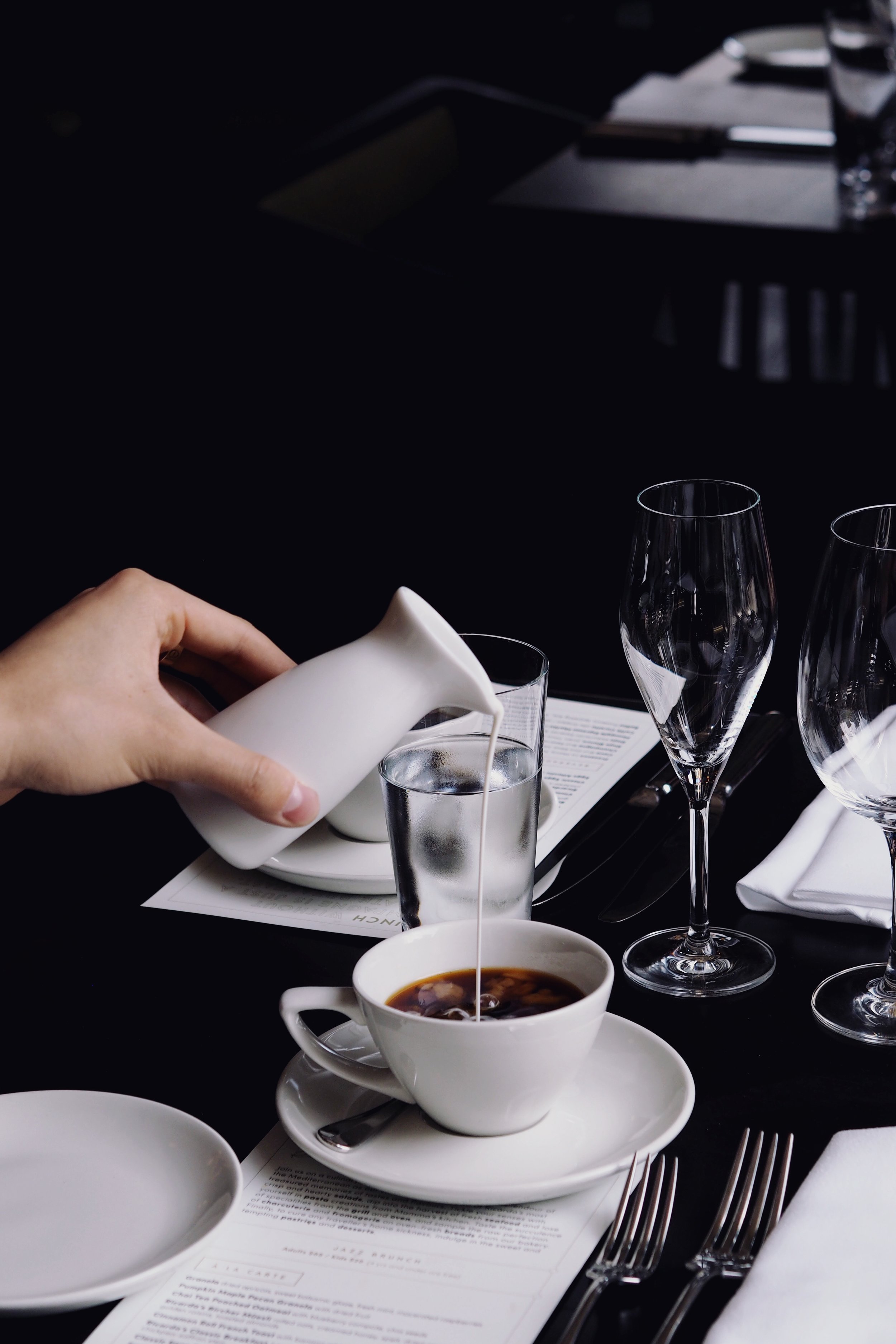 Coffee with dessert is always a good idea!