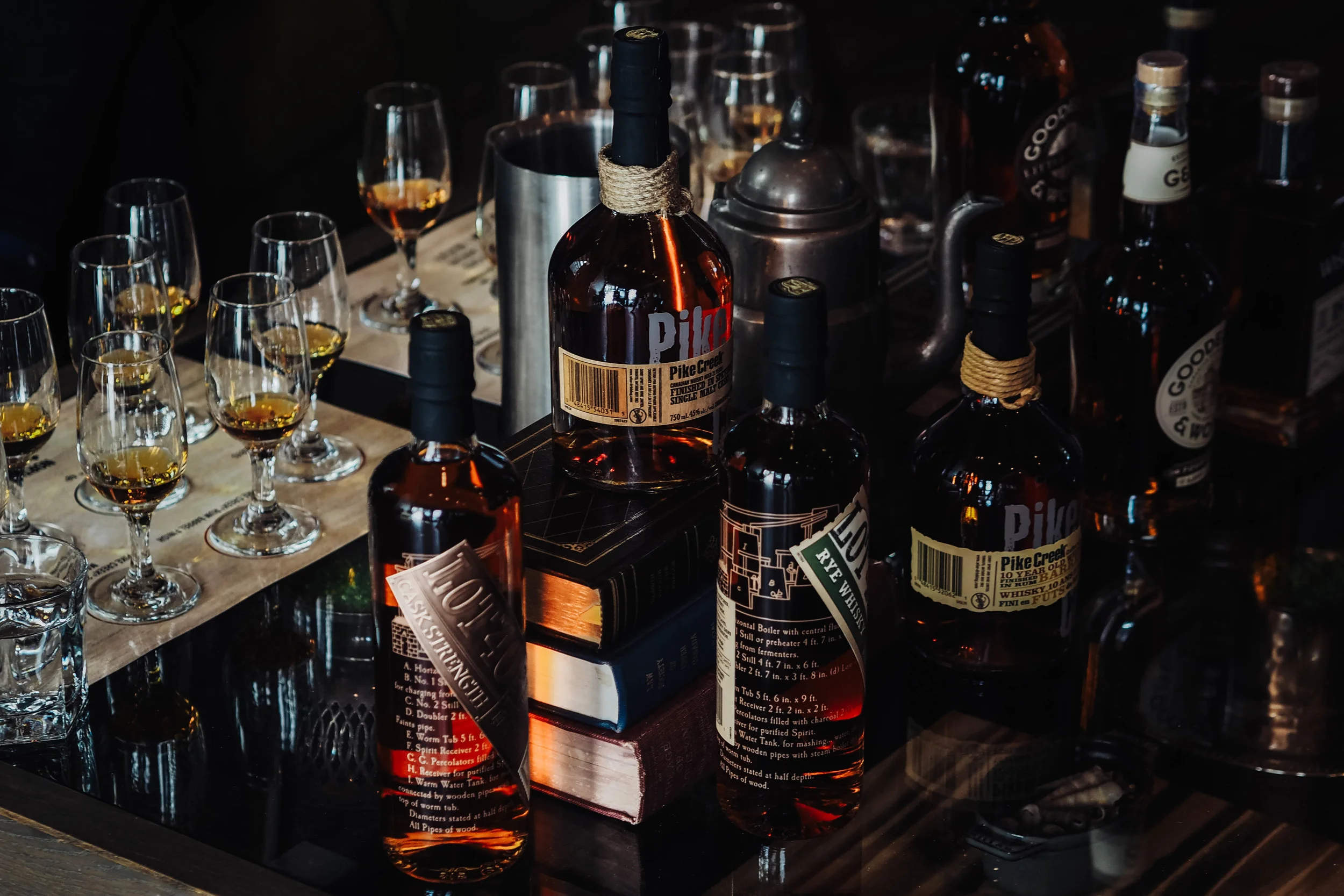 Northern Border Collection Rare Range Whisky Collection. 