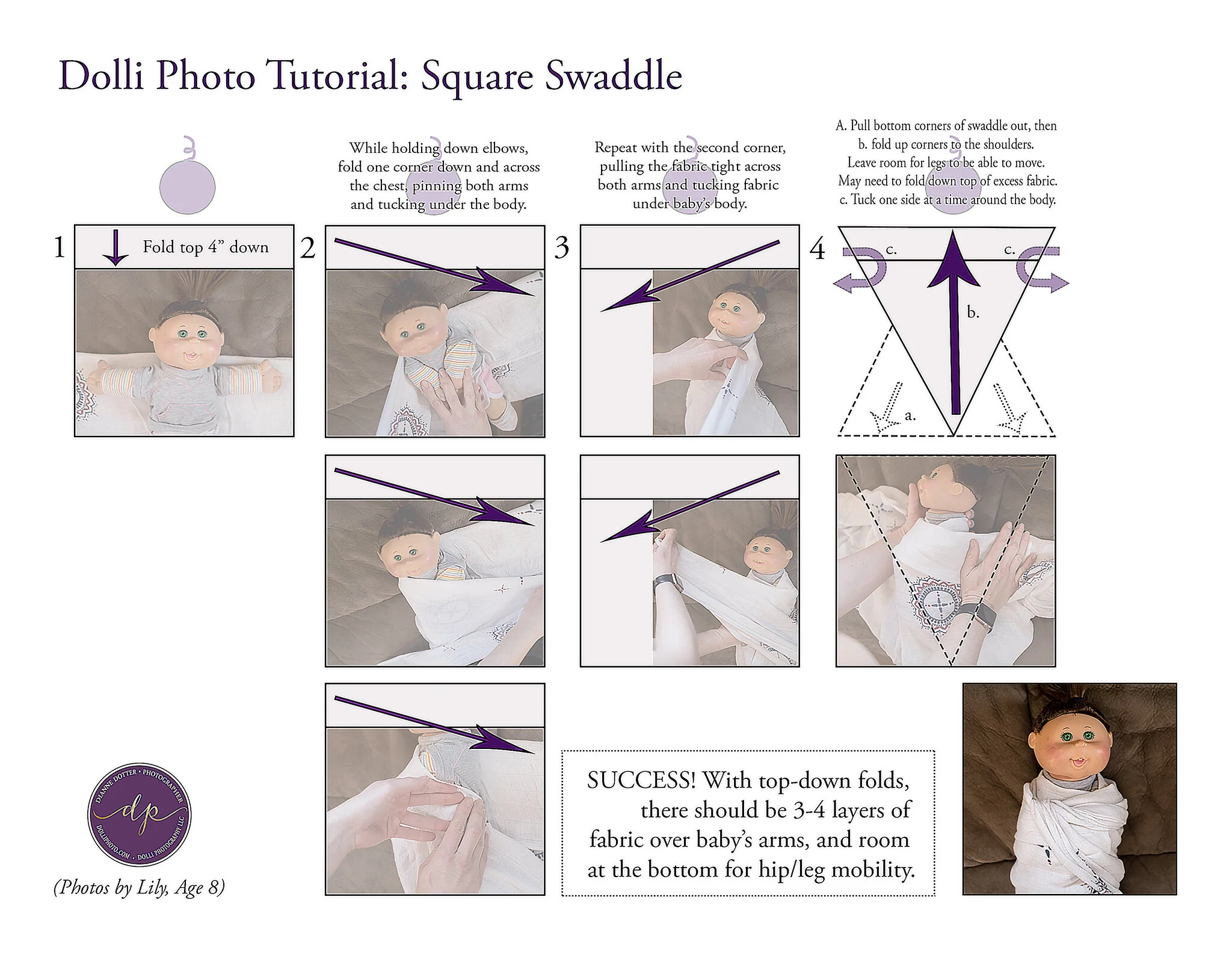 swaddle square blanket