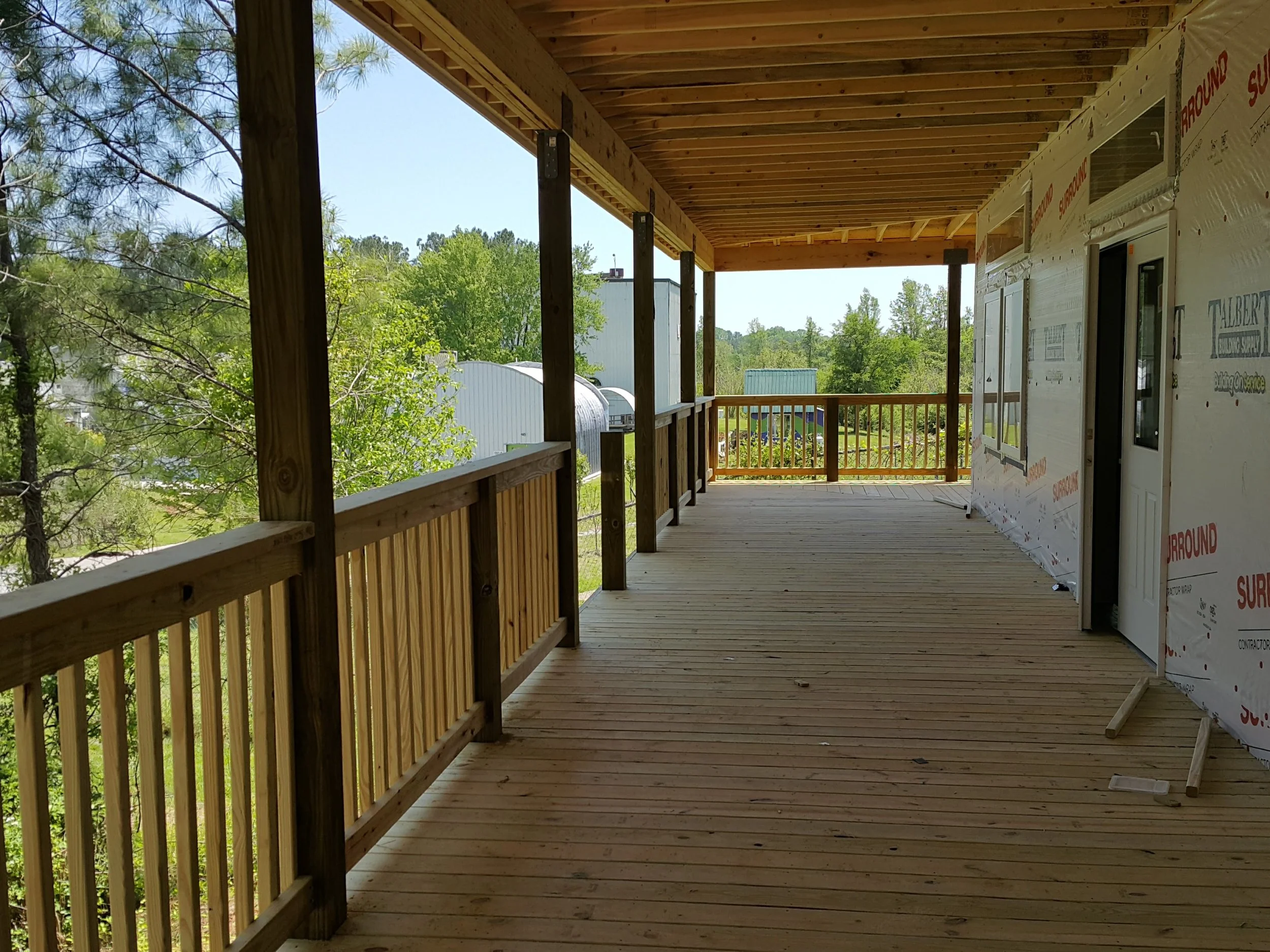 Looking South on the Porch