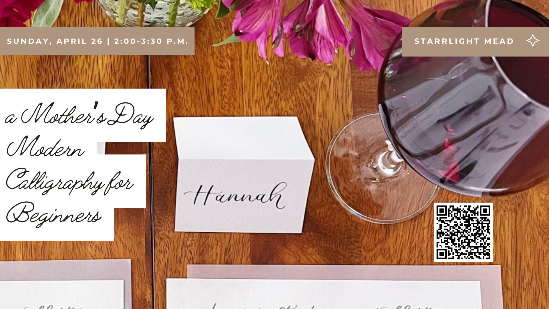 Sip and Script - Modern Calligraphy for Beginners