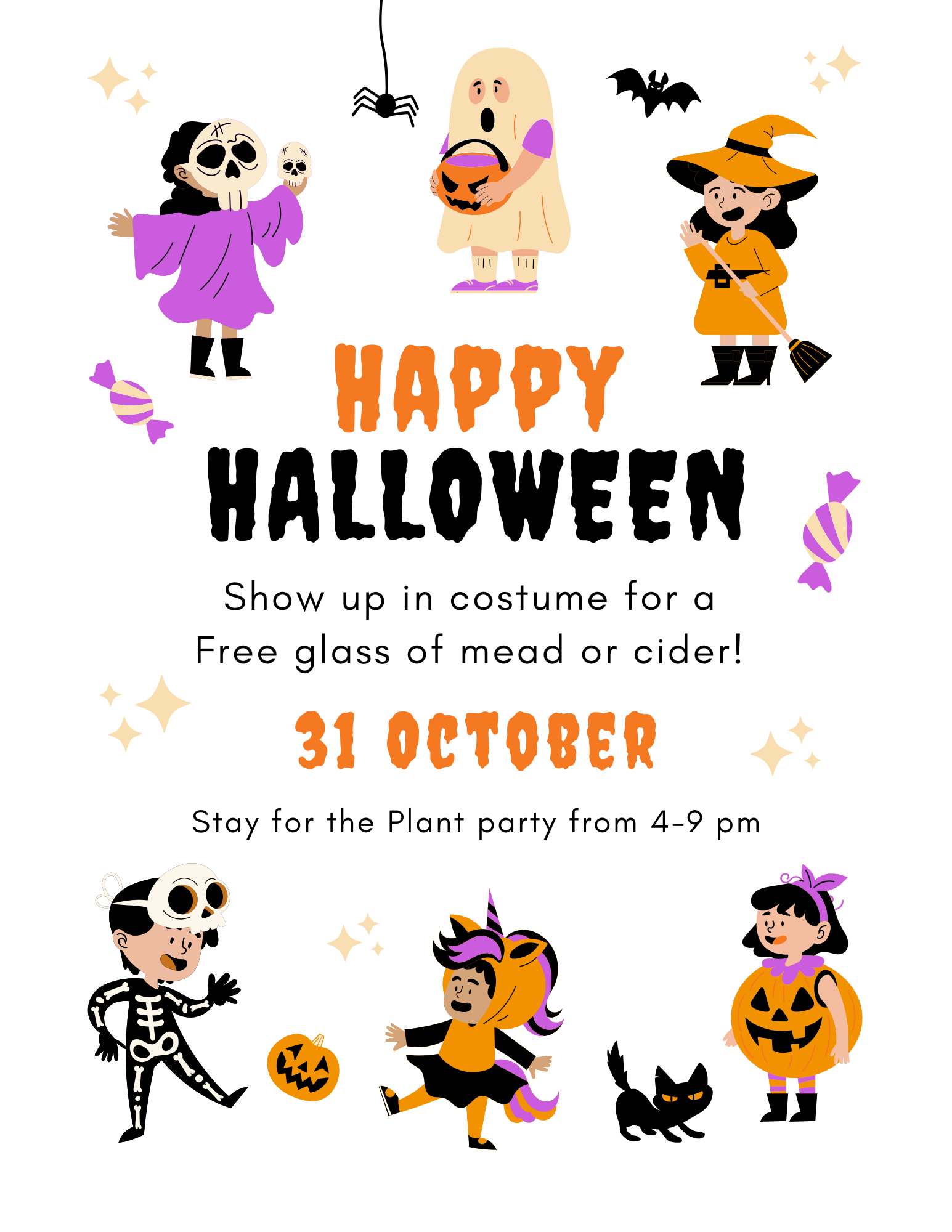 Halloween - Get a Free Glass of Mead or Cider