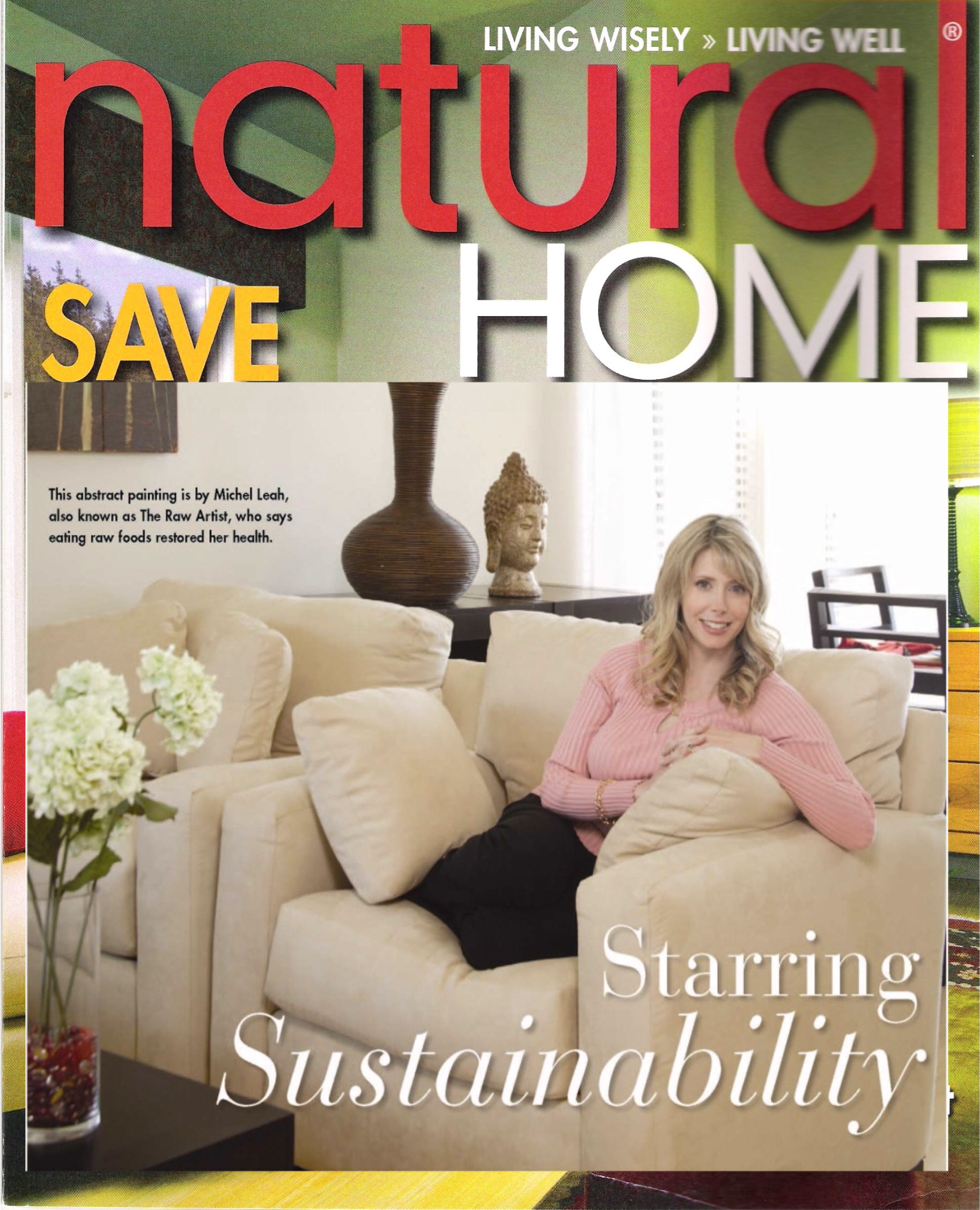 Alive & Well TV Host Michelle Harris in Natural Home Magazine - Be Green!