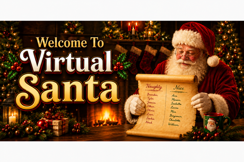 Virtual Santa | Digital Downloads & Projector Bundles.