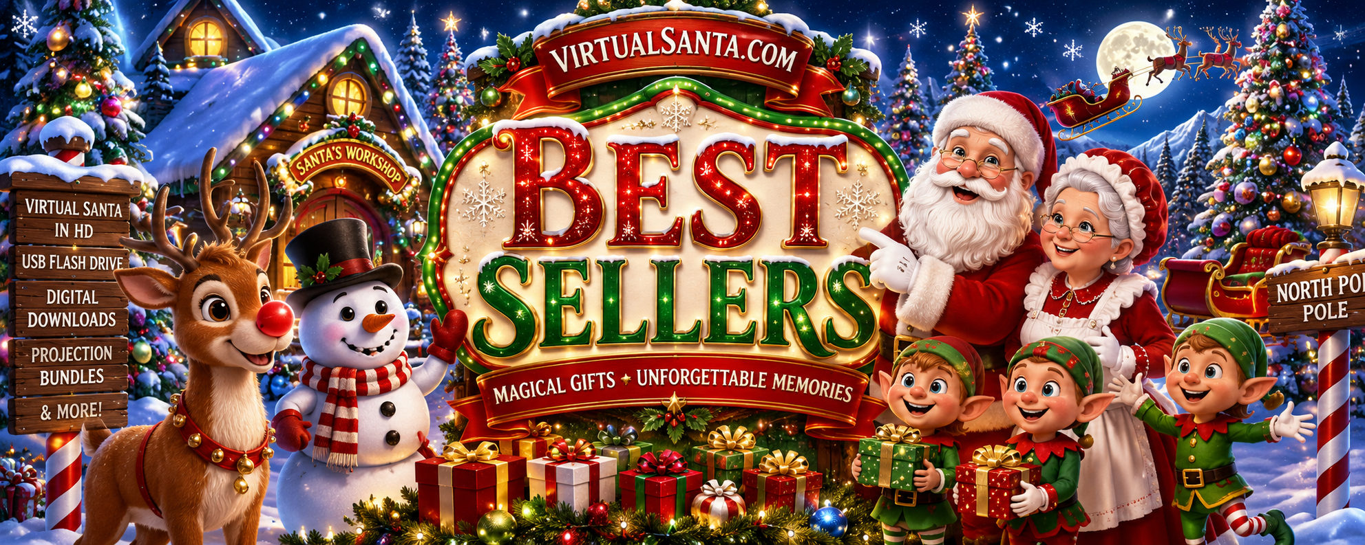 Virtual Santa - Best Sellers!