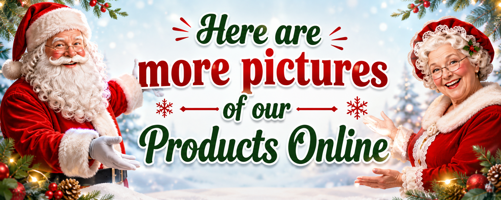 Hered are mpre pictures of our products online