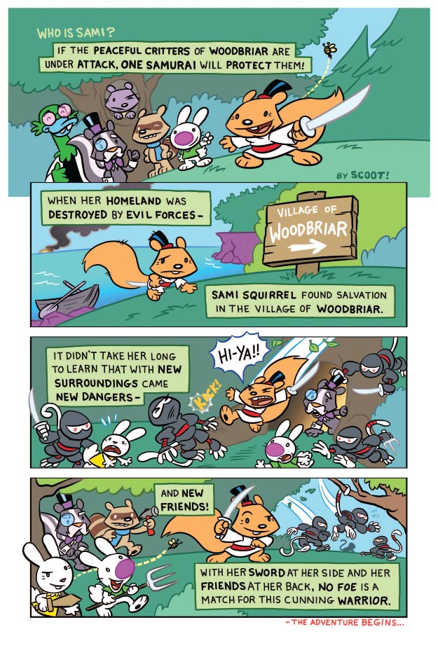 Sami the Samurai Squirrel Welcome to Woodbriar Page 1.jpg