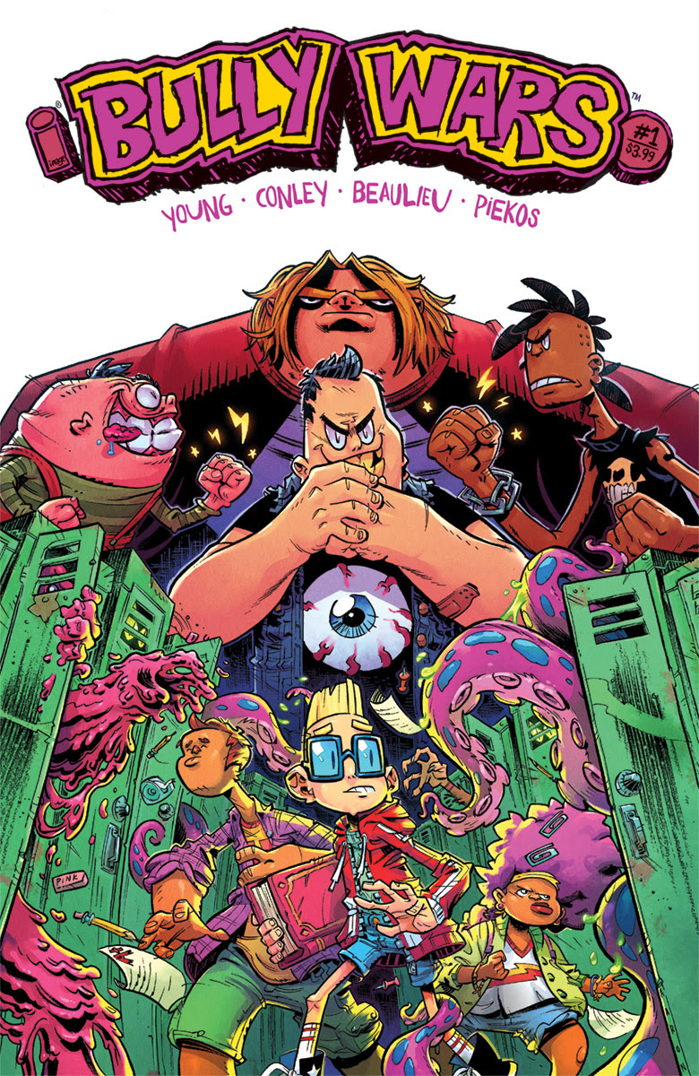 Skottie Young & Aaron Conley's BULLY WARS rules the school this September