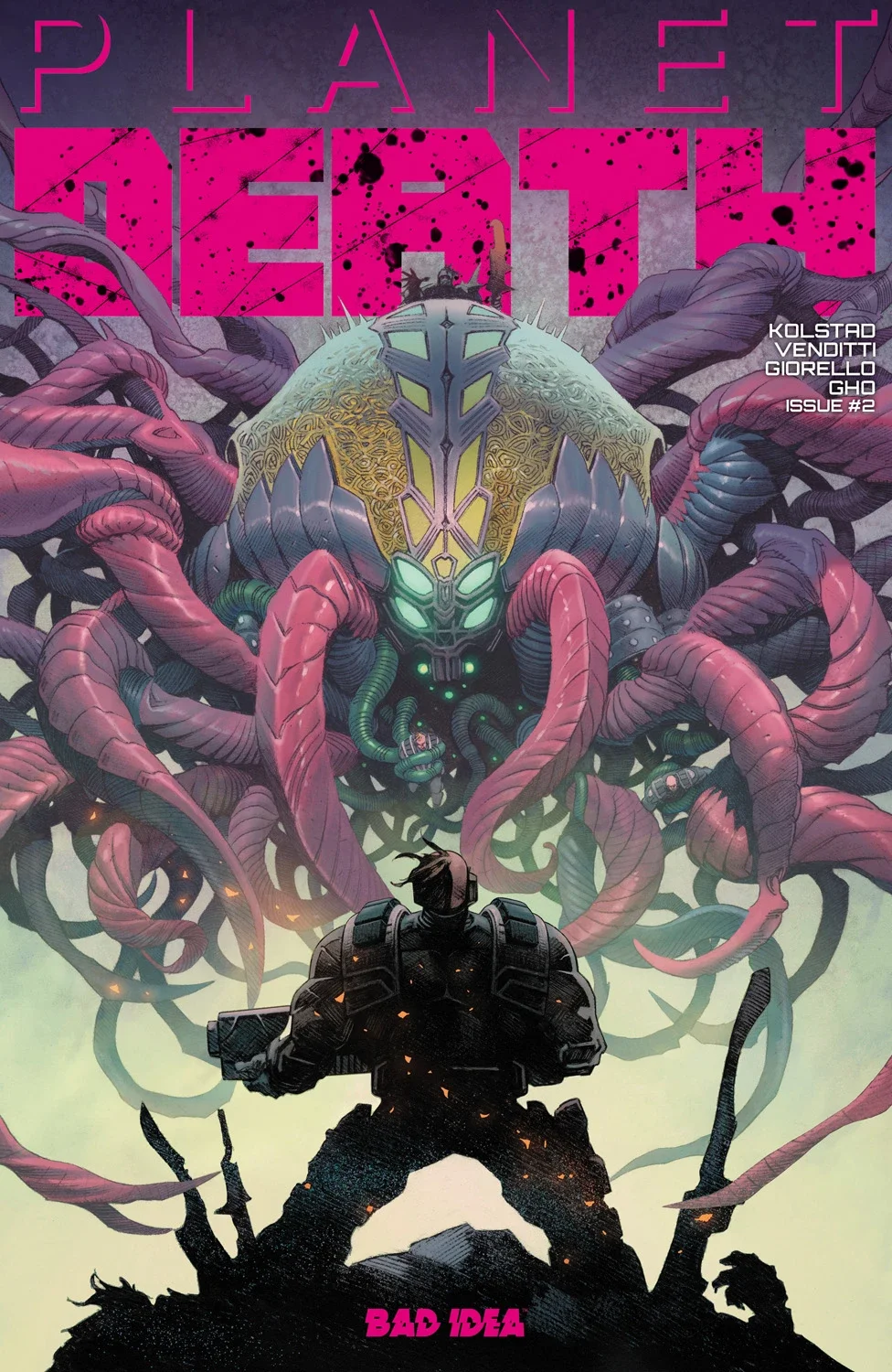 Planet Death #2 Returns for a Second Printing Alongside Reprints of Issues #0 and #1