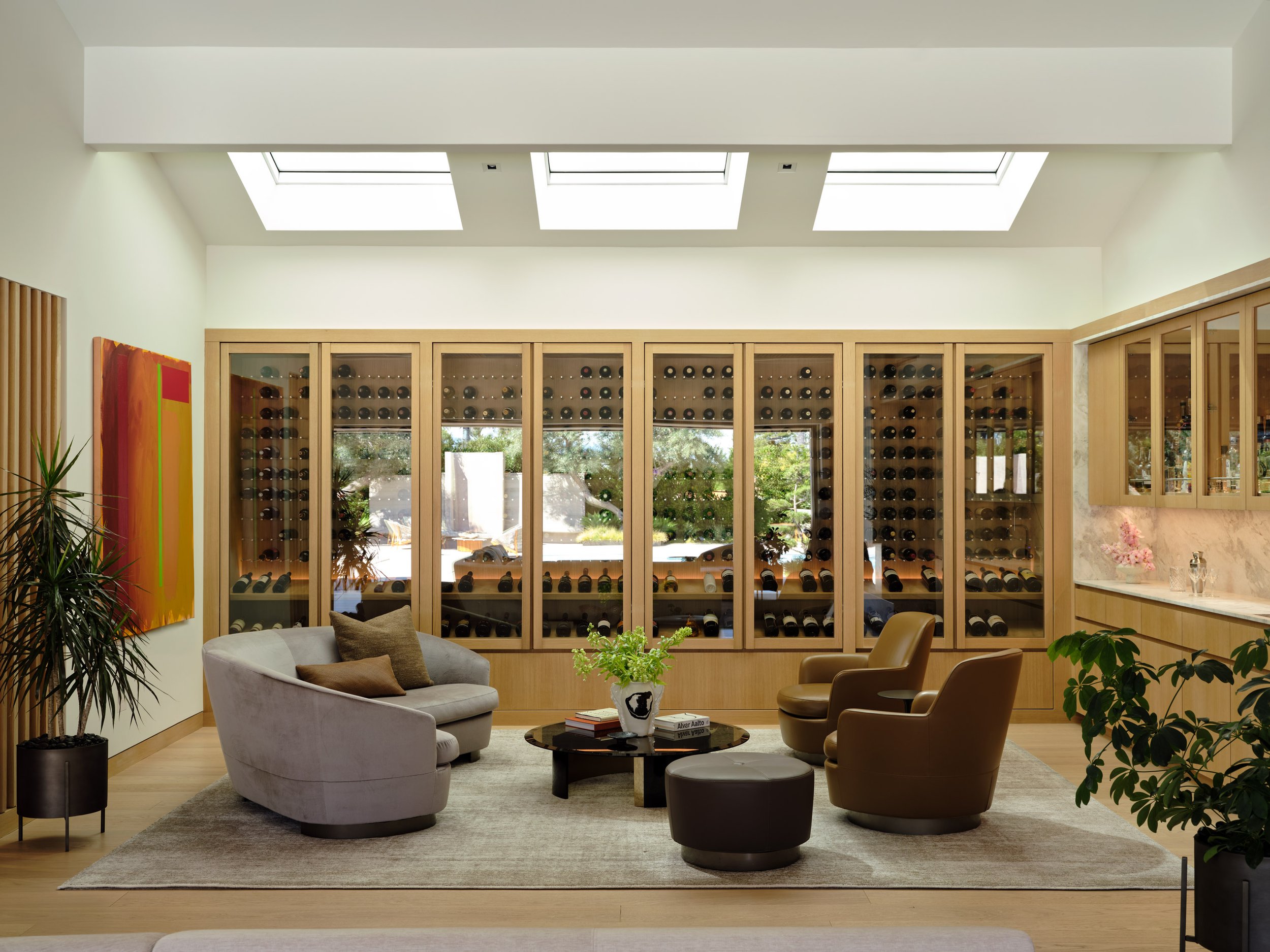 luxury home design wine and cocktail bar