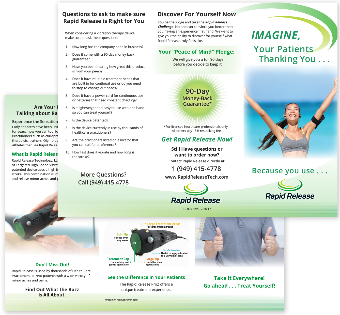 Rapid Release Technology Product Trifold Brochure
