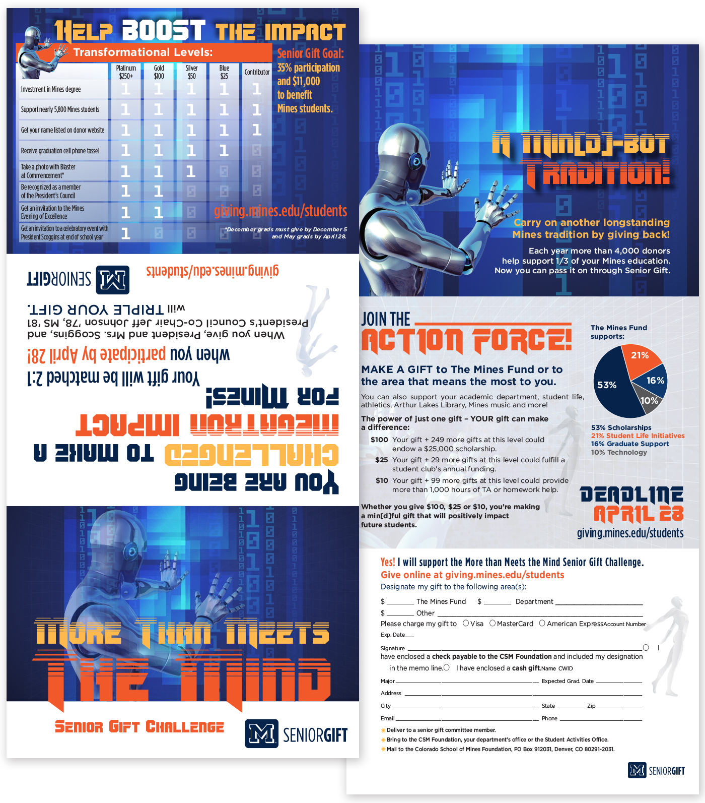 Colorado School of Mines Senior Gift Challenge Brochure